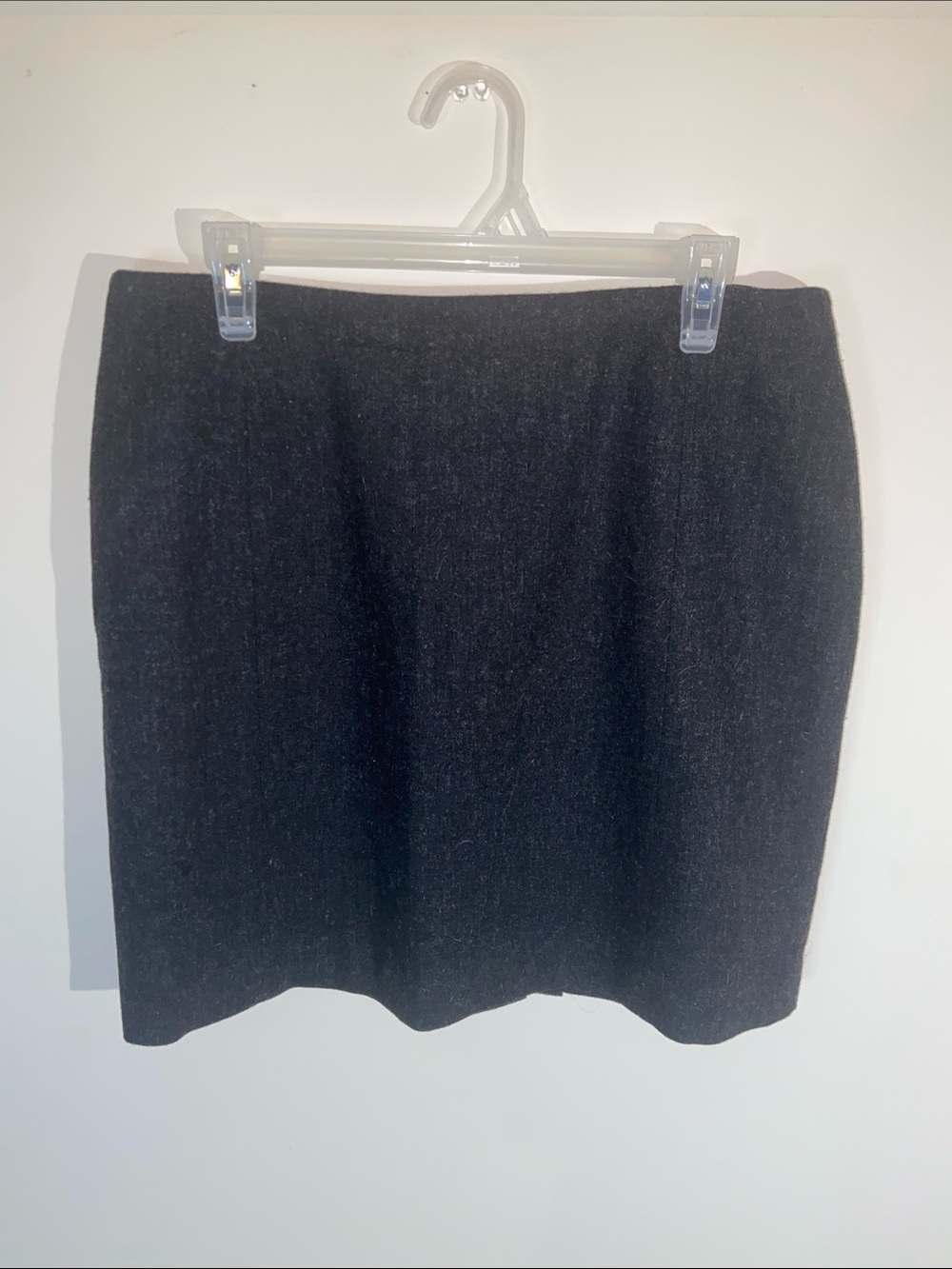 Vintage KGR Black 100% Wool Dress Skirt Size 16